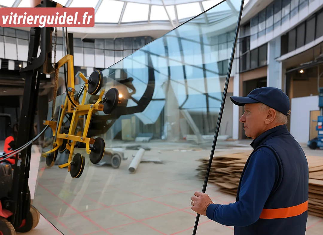 Remplacement de vitrine magasin Guidel